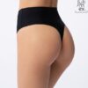 Simple String Maxi - stringi z wysokim stanem CZARNE