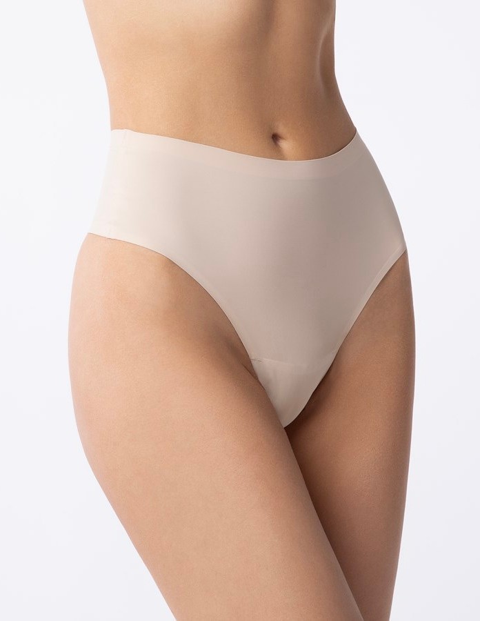 Simple String Maxi - stringi z wysokim stanem BEŻOWE