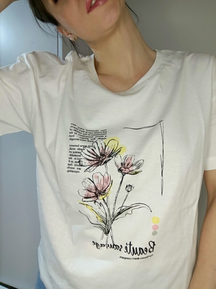 T-shirt bawełniany Zapis Natury