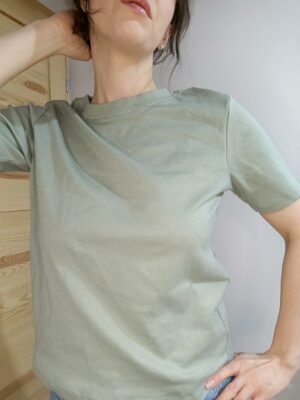 T-shirt bawełniany KHAKI
