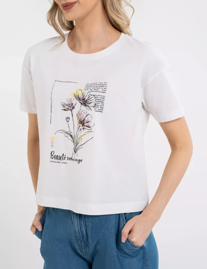 T-shirt bawełniany Zapis Natury