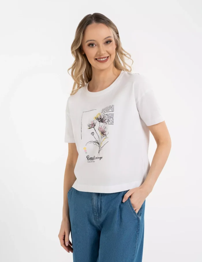 T-shirt bawełniany Zapis Natury