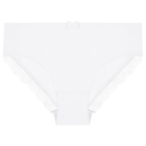 Figi dziewczęce białe wzór2